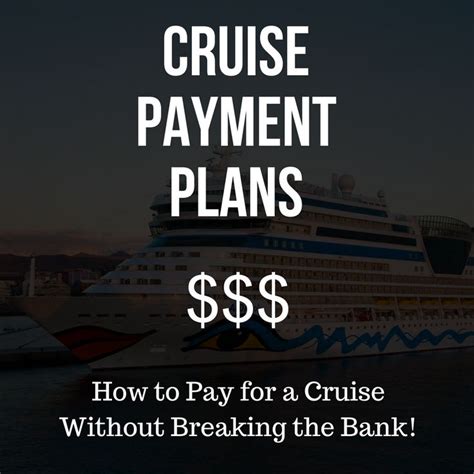 Cruise payment plans. Things To Know About Cruise payment plans. 